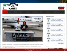 Tablet Screenshot of corvettesofnaplesfl.com